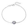 Poliva Cz Stone Adjustable Vogue Jewellery 925 Sterling Silver Jewelry Evil Tennis Eye Bracelet