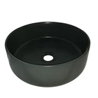 Above counter basin black sink design bathroom small hand washing sink