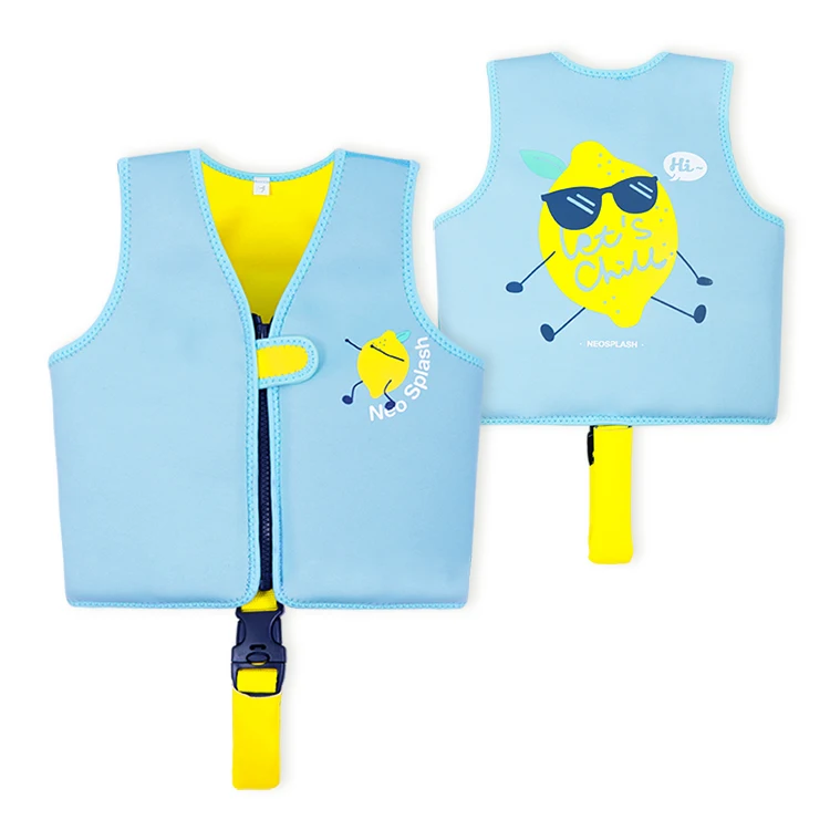 Customized Logo Kids Epe Foam Neoprene Super Soft Swimming Life Vest Swim Jacket