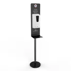 Hand Touch Free Standing Hand Wash Sanitiser Station Gel Liquid Dispenser Stand