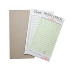 Cheap Competitive Restaurant Waiter Order Pad restaurant table pad 120gsm bond paper guest check book bill