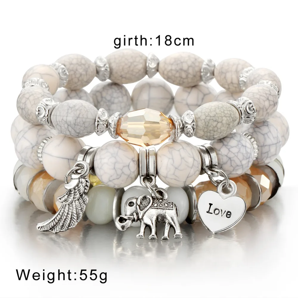 crystal bead bracelet for women vintage bracelet female jewelry