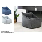 Square black jeans sofa bean bag armchair beanbag sofa