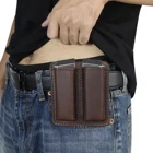 Belt Leather Holder Kosibate Tactical Waist Belt Genuine Leather Holder Pistol Double Magazine Pouch