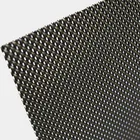 Aluminum expanded extended mesh screen window covering