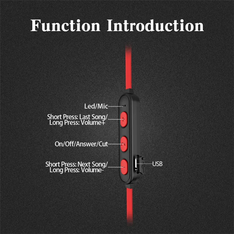 Wireless Bluetooth Double Earphones Wireless Walkie Talkie Headset For Running - ANKUX.COM