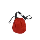 Waterproof Large Capacity Travel Unisex Shoulder Bag Fashion Red Black Handbag Nylon Messenger Bag