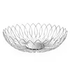 Fruit Basket Bowl Stainless Steel Fruit Storage Basket Wire Bowl for kitchen with Bread Vegetables