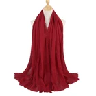 Scarves Scarves Muslim Scarf Black Scarves For Muslim Women Men's Vietnam Shawl Protection Scarf Pince Hijab