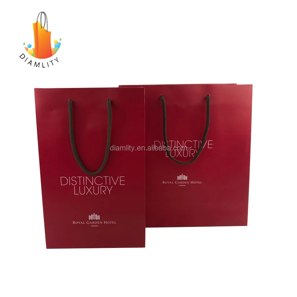 2017 custom cheap gift paper shopping bag with logo design