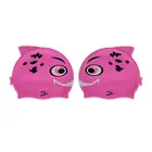 Low Price Bubble Crepe Silicone Pu Coated Swim Cap Absorbs Less Moisture