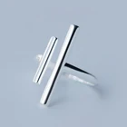 Jewellery Ring Rings R1088 Hot Items Artificial Jewellery Silver T-Line Double Ring Tail Ring Open Index Ring