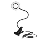 led usb table lamp Eye protection Learn Clip table lamp with usb port Adjustable brightness 12W