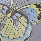 Butterfly Fabric Pillow Fabric Good Quality Custom Butterfly Flock Cloth Placemat Pillow Case Fabric Material