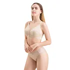 Back Support strap adjusted Front Close Bra,Plus Size Full Cup Big Breast Unlined Soft Bra