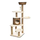 Functional Durable Soft Cat Tree, Safety Security Cat Tree Wood, Cheap Stylish Cat Tree Scratching Post