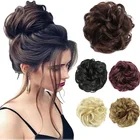 Hair Extension New Fashion Scrunchies Gifts For Women Girls Messy Curly Hair Bun Extension Hair Pieces