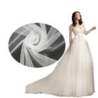 Bridal Illusion Bright Tulle Mesh Fabric for Wedding Dress and Veil