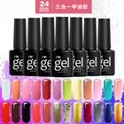 Uv Gel Uv Gel Factory Hengmei New Long-lasting Quick-drying Nail Polish UV LED Absorbs 8ml 3 In 1 Gel Nail Polish