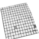 Wear protection rubber backed ceramic plate vulcanized with alumina ceramic inserts