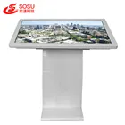 43 inch indoor advertising player touch screen for horizontal all in one kiosk