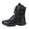 unique design army approved lined military boots with front zipper