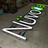 Customized Outdoor Led Channel Letter Signs 3d Frontlit stainless steel frame letter sign