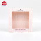 wholesale eco friendly white cardboard plastic window cosmetic carton packaging paper box