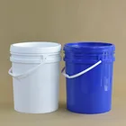 5 gallon food packing round plastic bucket/plastic pail 20L