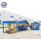 Brick making machinery QT4-15S automatic hydraulic block maker machine production line