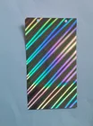 Seamless rainbow holographic paper board for printing