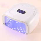 60W cordless rechargeable polish nail kits with uv lamp desk set acrylic table wireless drying Sun uv led gel nail lamp