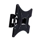 Ningbo Soporte De Swivel Tilt Black TV Racks Metal Steel LCD Mount TV Wall Bracket VESA 200x200