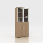 Factory price New Wood Design The Wooden Bookshelf Executive Storage Office Filing Cabinet with Glass door