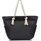 Custom wholesale fashion women cotton blank canvas large beach tote bag