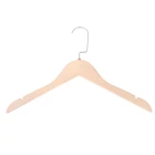 Non-slip natural clothing store hangers baby and adult wooden cloths hanger