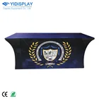 Top quality 2ft customize made logo conferences table cloth