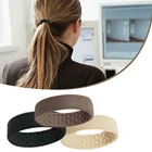 Women Styling Silicone Ring Foldable Ponytail Holder Female Care Fixed Tie Gum Rings Hair Accessories