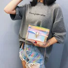 New fashion ladies pvc handbag jelly shoulder bag cheap clear designer purses handbags for women 2019