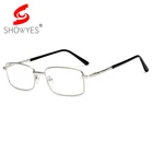 Men Casual Eyewear Business Presbyopic Glasses High Quality Full Frame Metal Elderly Reading Glasses 573