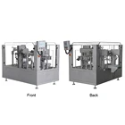 Automatic plastic bag filling laundry detergent liquid lotion standup bag packing machine price