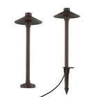 How Bright Cheap Outdoor Garden Post Lightnings 7W LED COB Waterproof IP65 Spike fixed Mushroom Lamps