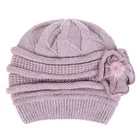 2019 Popular Winter Rabbit Fur Blend Soft Fuzzy Knitted Hat Warm Thickened Caps Beanie Hat with Custom Logo