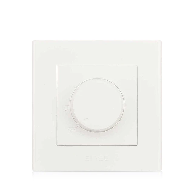 High Quality 600W 1 Gang Dimmer Switch for Fan Speed Controller