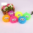 New puffer soft yoyo puffer ball with eyes stress relief toy