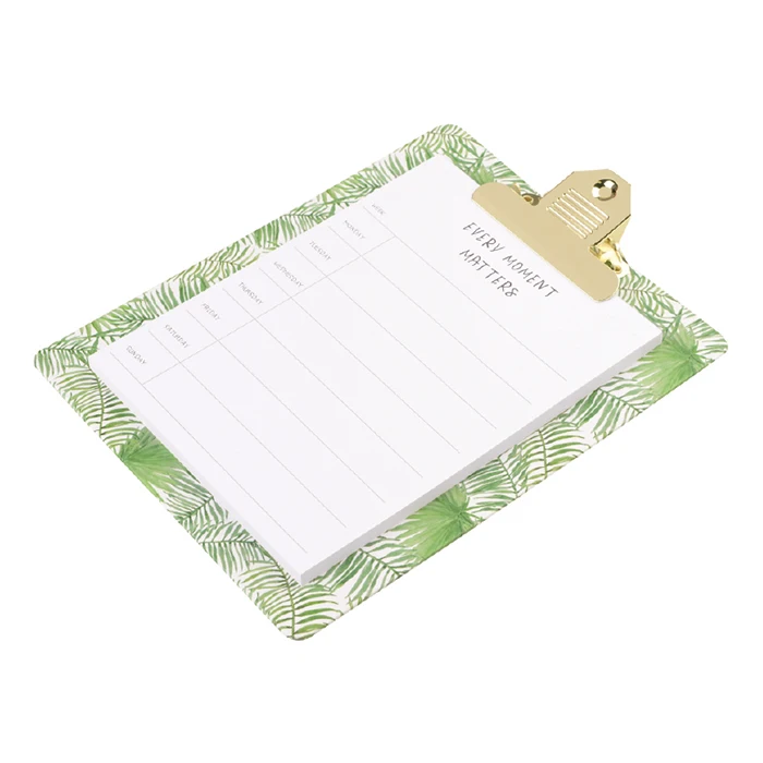 promocional clipboard hardware letter kraft clip board with