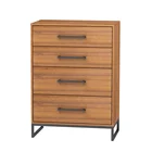Novelty antique furniture 4-drawer chest of drawers of bedroom wooden