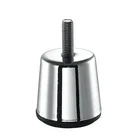 Tube class chromium iron screw metal tea table furniture bed legs