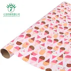 Flower Gift Wrapping Paper Roll Packing Art Black Border Simple OEM/ODM Factory Wholesale Price