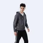Hoodie Knitted Knitted Hoodie Men Pullover Blank Sports Hoodie Custom Men's Zipper Pocket Knitted Hooded Pullover